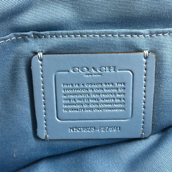 Blue Coach Sierra Mini Cross Body Satchel - Picture 6 of 6